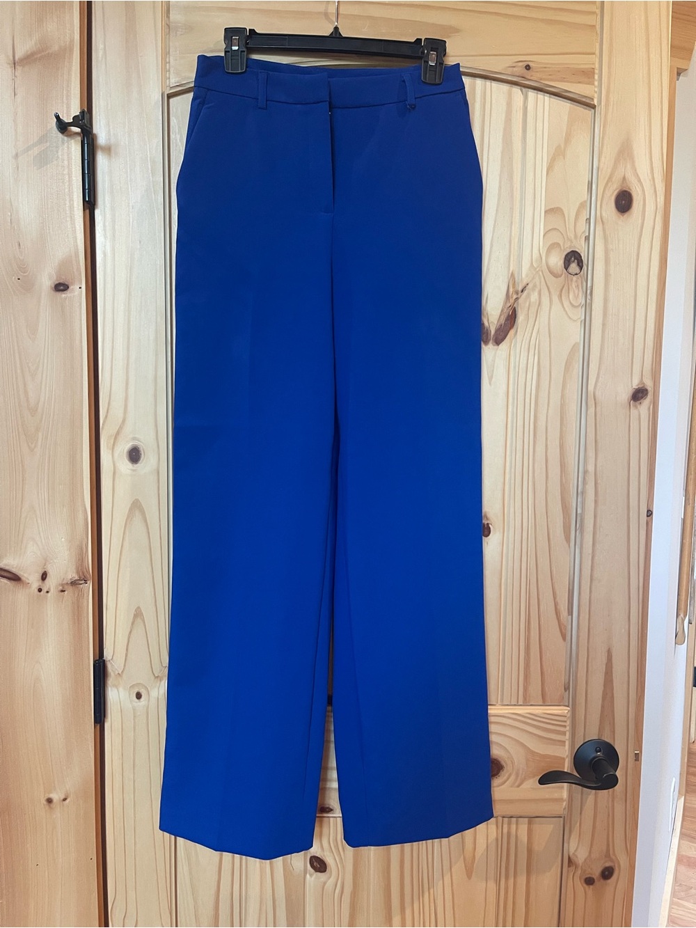 Joie Cobalt Wide-Leg Dress Pants